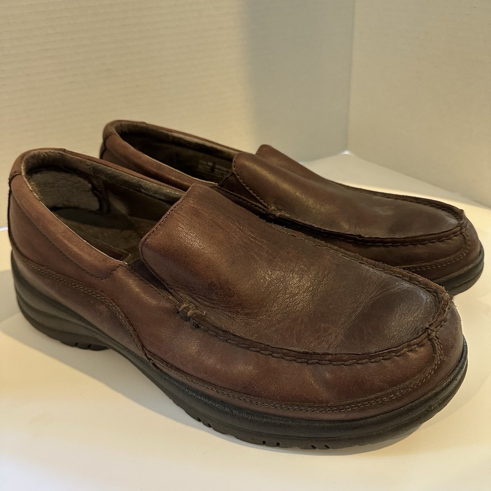Dansko Wayne Loafers Clogs‎ Shoes Men's Size 48 / 11.5-12 US Brown Leather